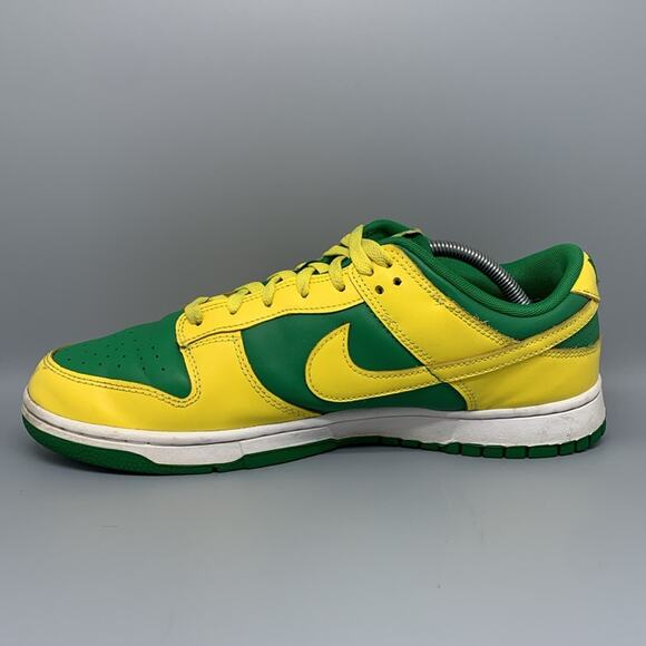 Nike Dunk‎ Low Retro Reverse Brazil Running Shoes DV0833-300 Men's Sz 11 - Picture 5 of 10